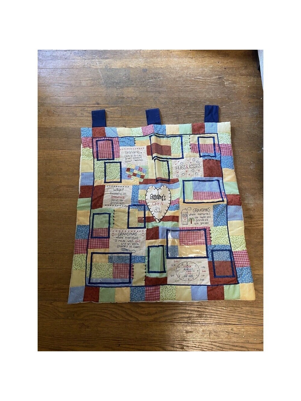 Grandmas Keepsake Quilt Wall Hanging